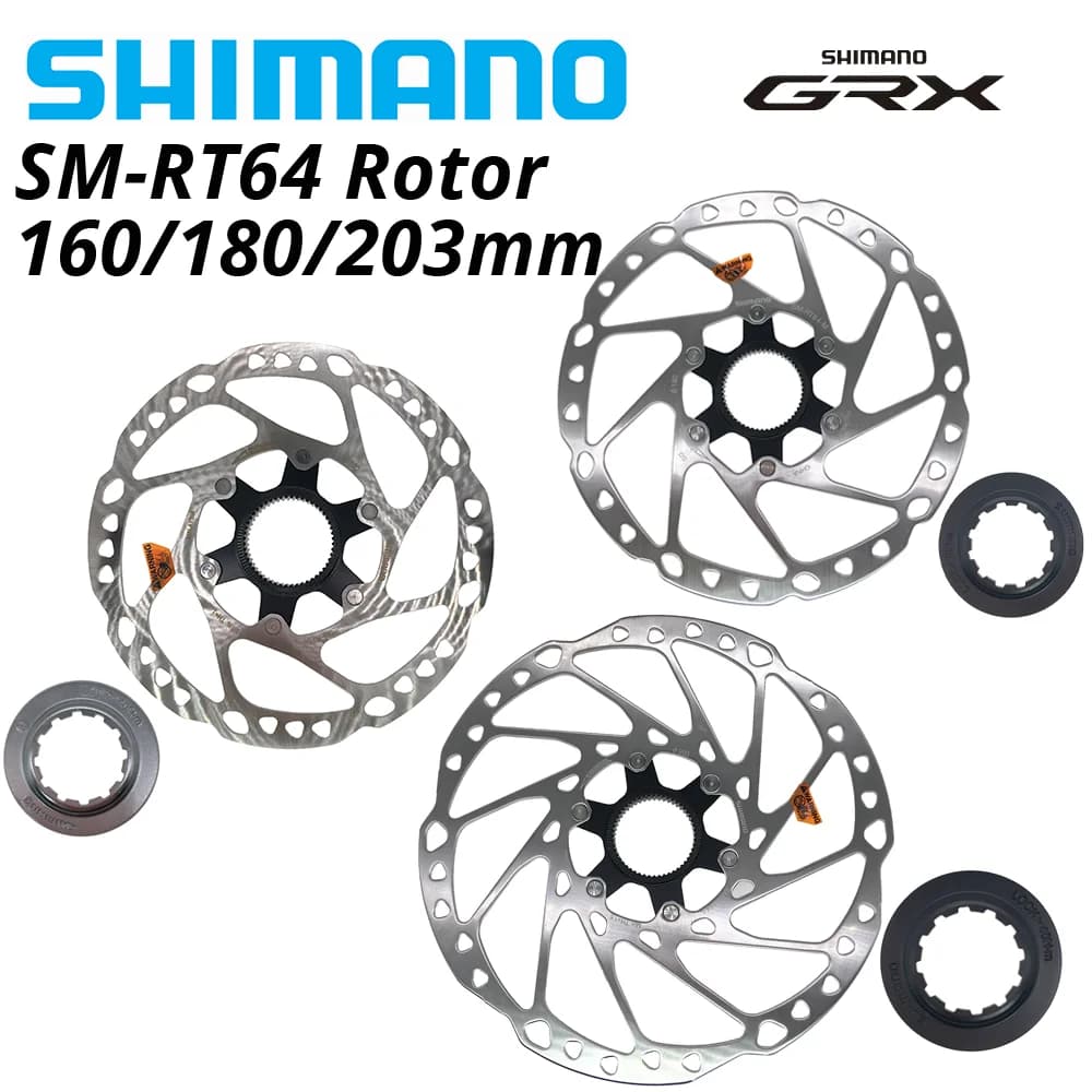Shimano GRX SM-RT64 RT54 RT30 RT70 CENTER LOCK Freno A Disco Rotore Tecnologia MTB Mountain Bicycle RT 64 160MM 180MM 203MM
