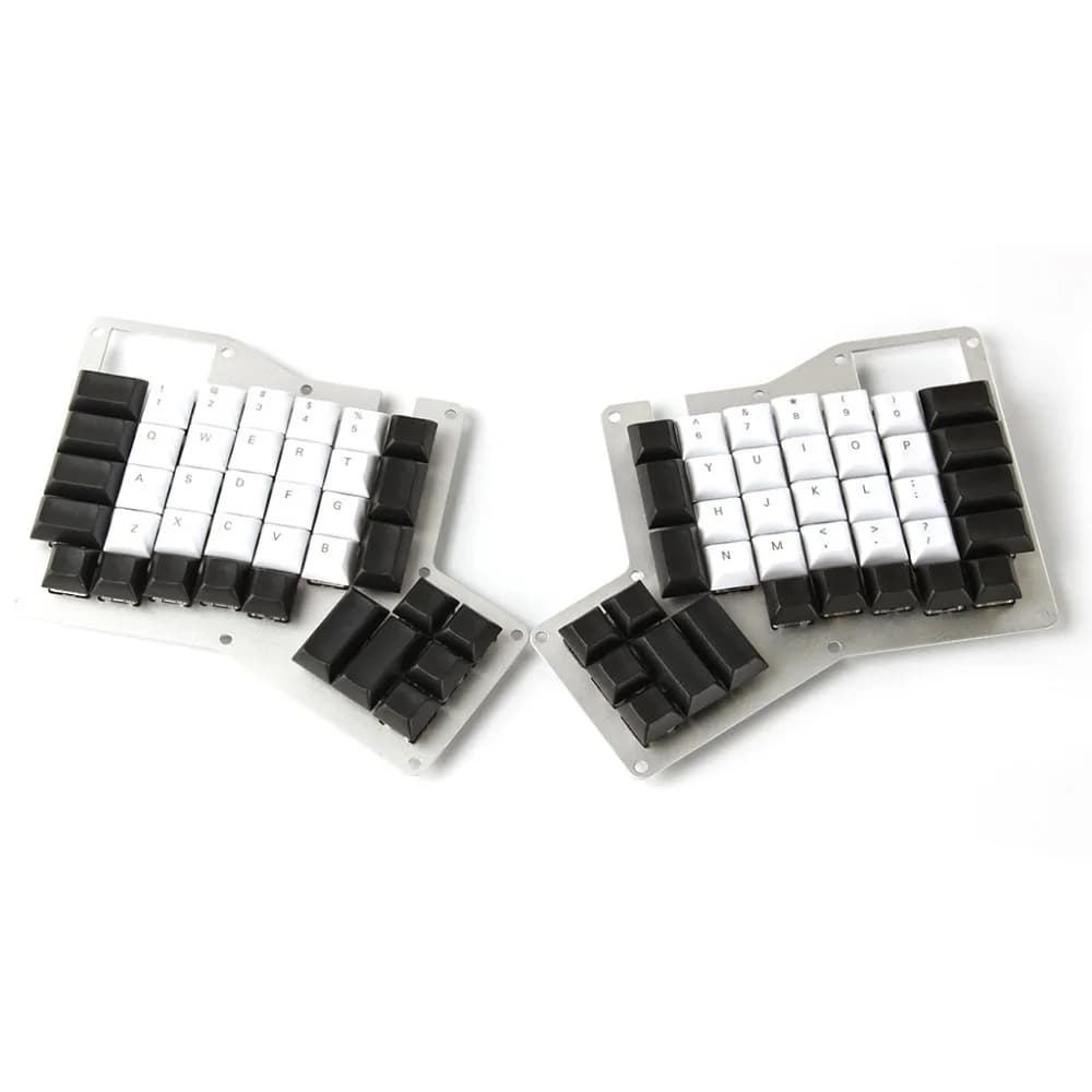 1 set Ergodox Ergo PBT Copritasto per la separazione delle entrambe le mani Tastiera meccanica Profilo DSA Copritasti per incisione laser per interruttori MX