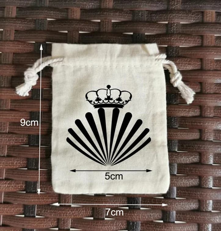 Sacchetti in cotone con coulisse da 400 pezzi con logo personalizzato 7 * 9 cm stampati con logo nero tramite spedizione espressa