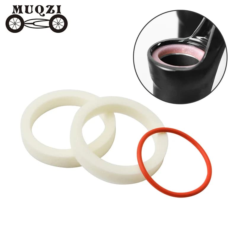 MUQZI 2 Pz Fork Sponge Ring Sponge Oil Absorbs Gasket 30/32/34/35/36/38/40mm Fork Bicycle Accessories