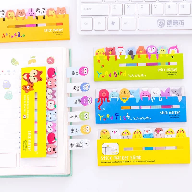 Lovely Kawaii Cartoon animali Panda Cat Owl Memo Pad Note adesive Memo Notebook articoli di cancelleria materiale scolastico Note adesivi di carta