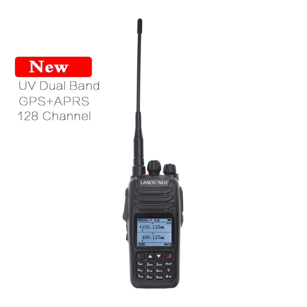 HG-UV98 Walkie Talkie Radio bidirezionale VHF UHF APRS TFT Screen Display torcia per GPS Beidou GLONASS comunicazione Wireless