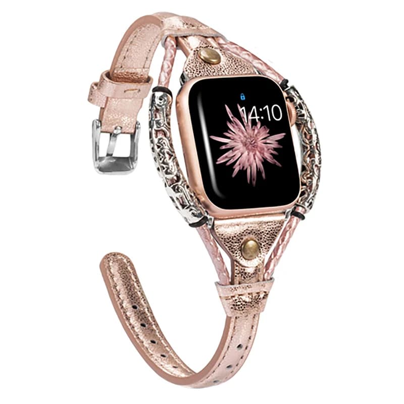 Cinturino in vera pelle per cinturino Apple Watch 40mm 44mm ultra 49mm 38mm 42mm bracciale di lusso serie Iwatch 8 7/6/5/4/3/SE 41mm 45mm