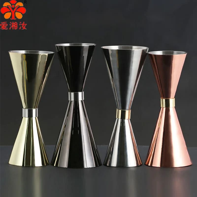 Aixiangru misurino doppio jigger in acciaio inossidabile misurino cocktail shaker cucina bar strumenti accessorio misurino