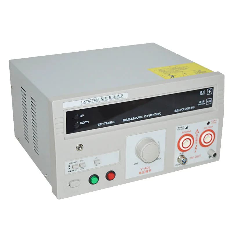 Tester Hipot RK2672AM per resistenza CA/CC ad alta precisione Rek, tensione 5KV, tester di pressione