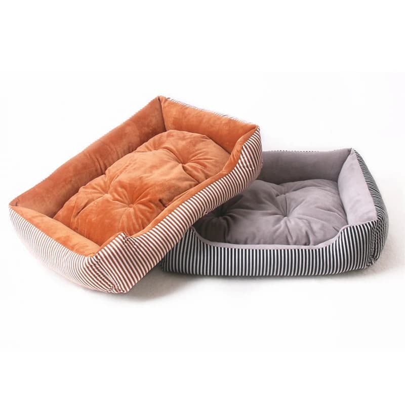 Cuccia per animali domestici 2026 per tutte le stagioni, calda, per cani di taglia grande, coperta, casetta per gatti, tappetino per cuccioli, cuccia a righe, cuscino per animali domestici, gatti, cuccia a nido