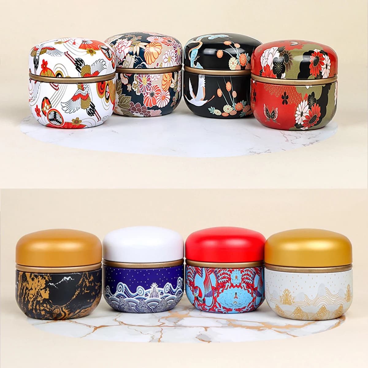 Barattoli di latta per candele, custodia per Kit di fabbricazione di candele fai-da-te per spezie a secco, campeggio, bomboniere e regali di dolci