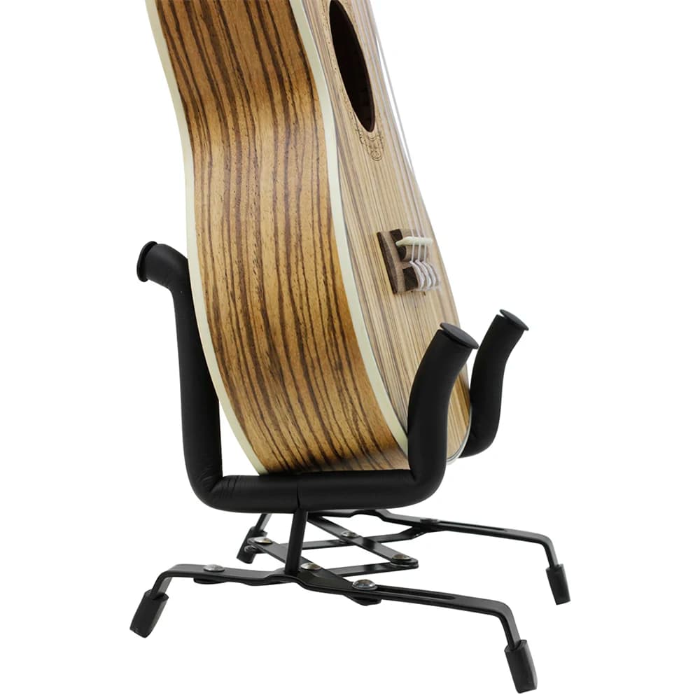 Supporto per violino portatile Accessori per strumenti a corda per violino Ukulele Chitarra Staffa per strumenti musicali Supporto da pavimento pieghevole