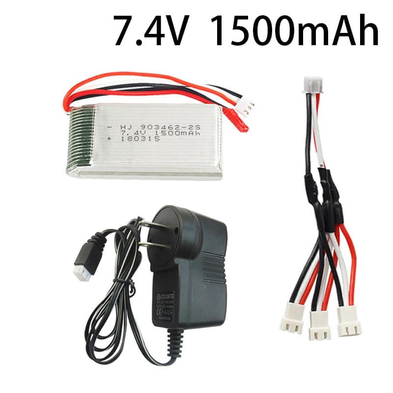 7.4V 1500mah LiPo Battery 903048 For Wltoys V353 A949 A959 A969 A979 k929 7.4 V Battery For RC toys Cars parts