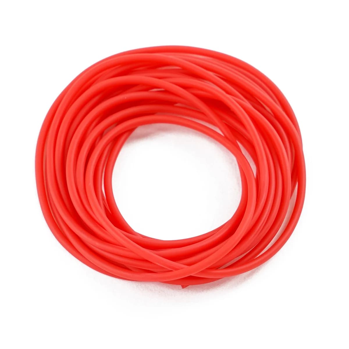 Nuovo 3m/6m/10m/20/50m Nucleo Solido Palo Elastico Rosso Diametro 1.8mm Linee di Pesca Tubo In Lattice Corda di Ritenzione attrezzatura da pesca