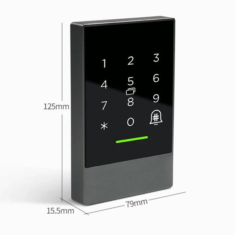 Macchina per il controllo degli accessi Bluetooth impermeabile K2 TTLOCK Gateway Wifi opzionale PC Invia l'uso della scheda IC con videocitofono NC NO COM