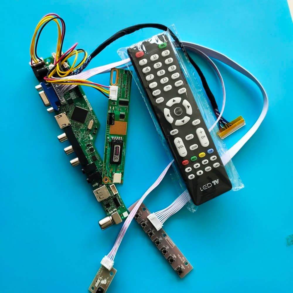 Kit per B154EW08 V1/V0 1280x800 scheda Controller USB Remote LED Display LCD compatibile HDMI AV VGA Monitor TV LVDS Audio 15.4"