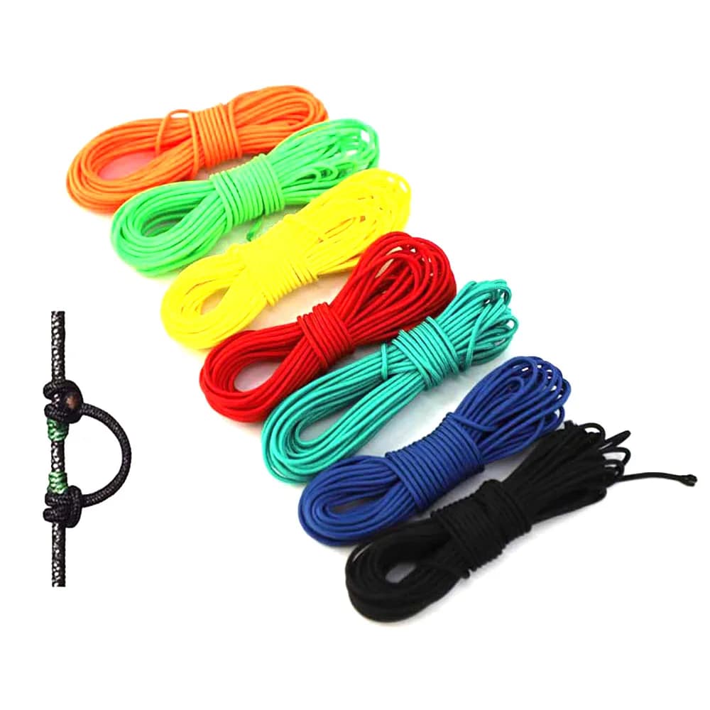 15m arco composto D anello di rilascio corda Nocking D anello fibbia corda rilascio arco U corda rilascio aiuto tiro con l'arco accessori da caccia