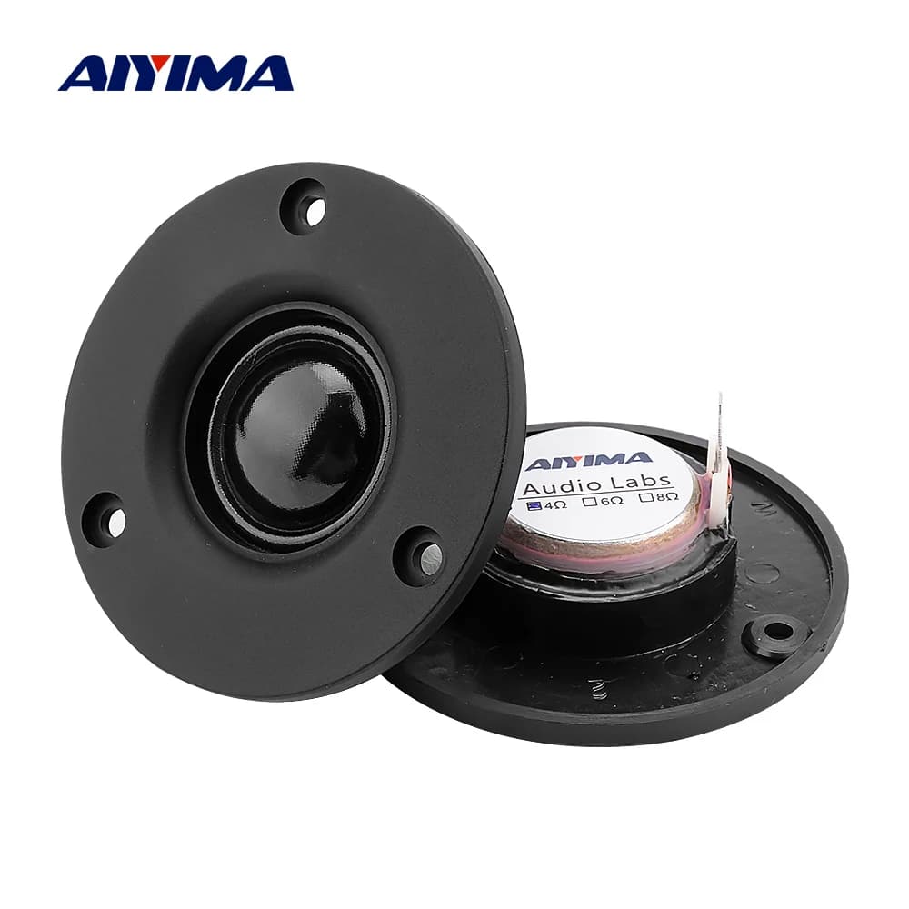 AIYIMA 2 Pz 3 Pollici Tweeter Suono Musica Altoparlante 25 Core Membrana di Seta 4 6 Ohm 20 W Alti HIFI Altoparlante Home Theater altoparlante