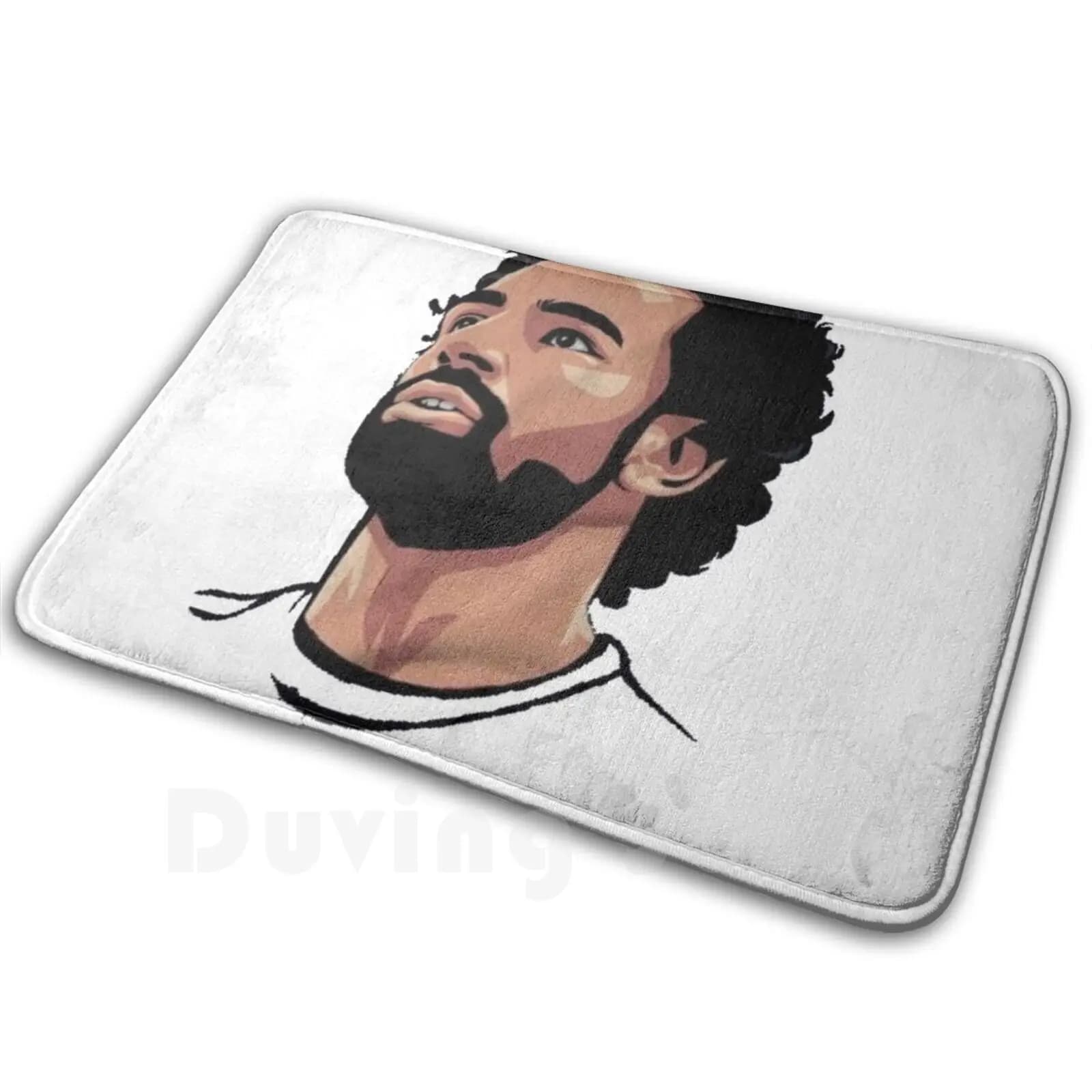 King Mo Salah Tappetino Tappeto Tappetini antiscivolo Camera da letto Mo Salah Mohamed Salah Piede Tutti i giocatori di footballplayer Mo Salah Lovers