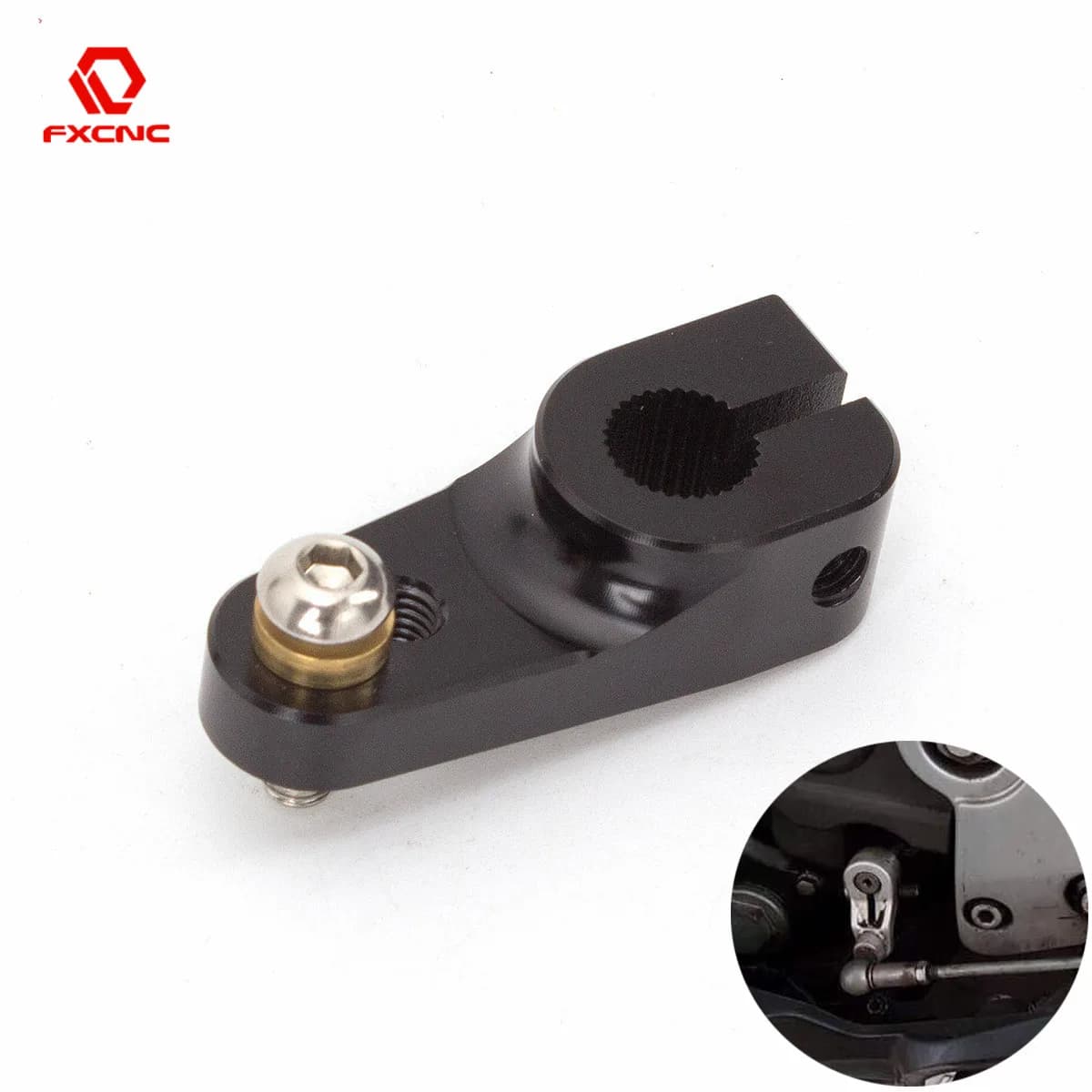 10mm Adjustable Aluminum Motorcycle Foot Rearset Gear Shift Shifter Arm Rod Adapter Holder For Suzuki GSXR600 GSXR750 GSXR1000