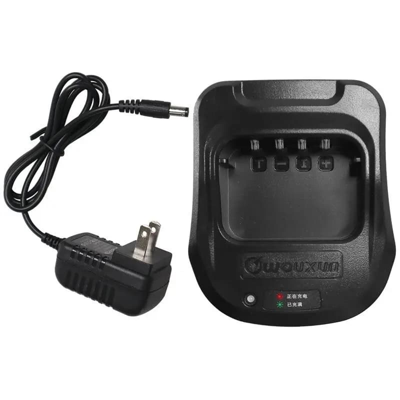 Nuovo caricabatteria originale agli ioni di litio per Wouxun KG-D900 radio bidirezionale walkie-talkie 8DPLUS con adattatore ca