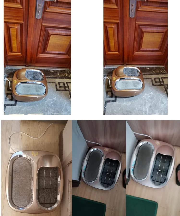 Macchina per la pulizia delle solette intelligente completamente automatica, attrezzatura automatica per lucidare le scarpe Invece della macchina per copriscarpe
