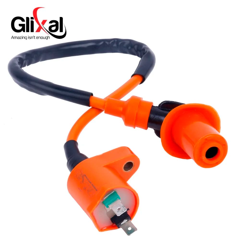 Glixal Bobina di accensione da corsa ad alte prestazioni GY6 50cc 125cc 150cc Ciclomotore cinese ATV Go Kart Quad 139QMB 152QMI 157QMJ Scooter
