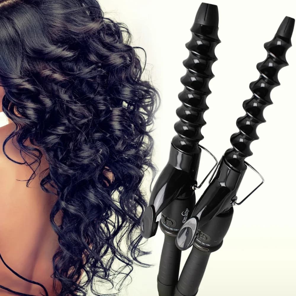 Pro Spiral Curling Iron electric heating ceramic anti-perm Curl Magic Hair Styling Tool hair curler Roller wand Curl Styler