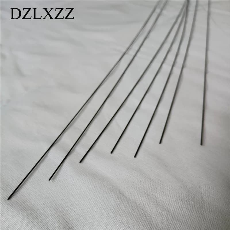 6 pezzi diametro 0,8 mm 1 mm 1,2 mm asta in fibra di vetro nera lunghezza 1000 mm barra isolante elastica in fibra di vetro