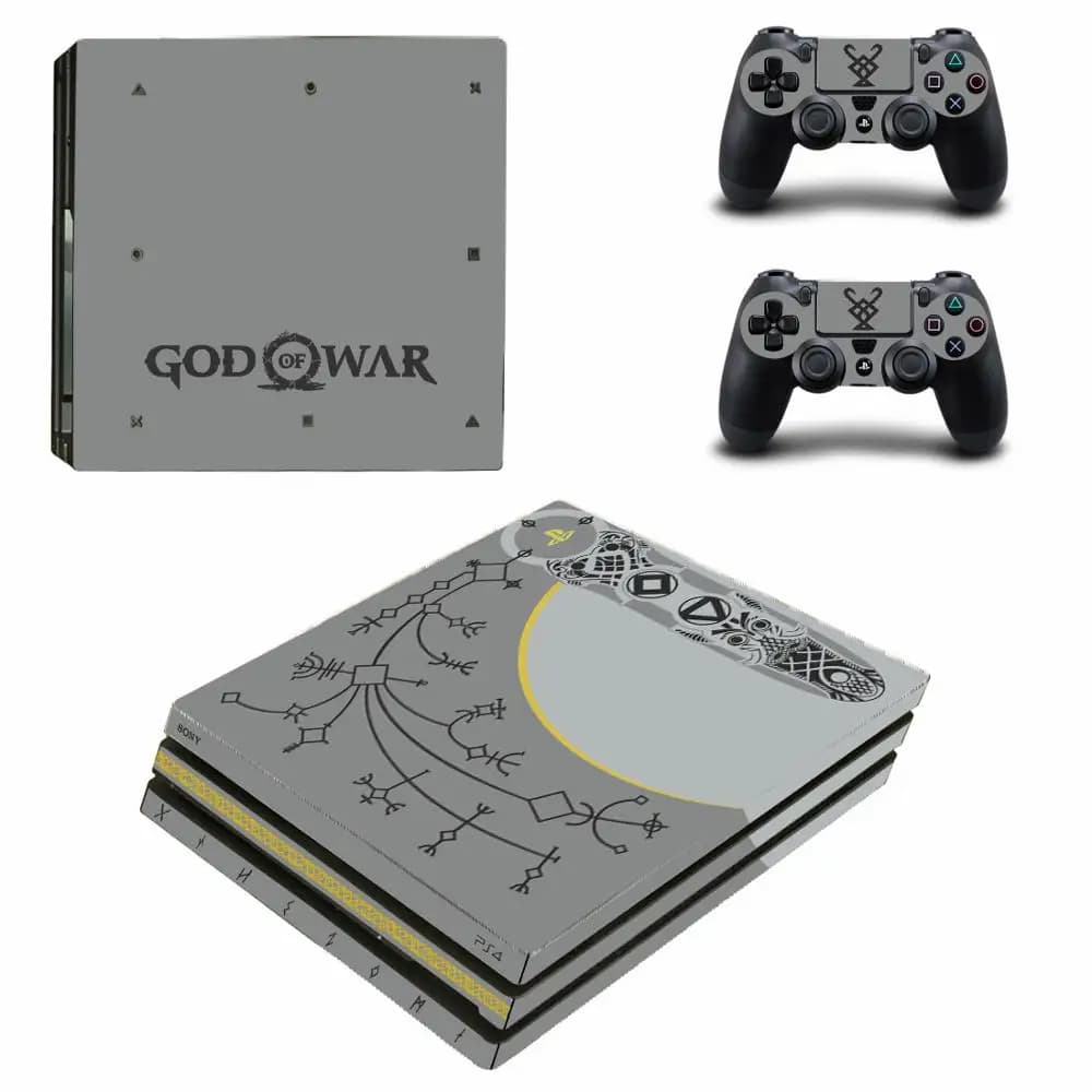 Decalcomania adesivo skin God of War PS4 Pro per console PS4 Pro e skin controller in vinile