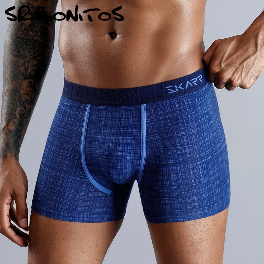 Mutandine da uomo in cotone di marca Boxer Intimo da uomo Mutande Intimo uomo per boxer Mutande Boxer Pantaloncini sexy