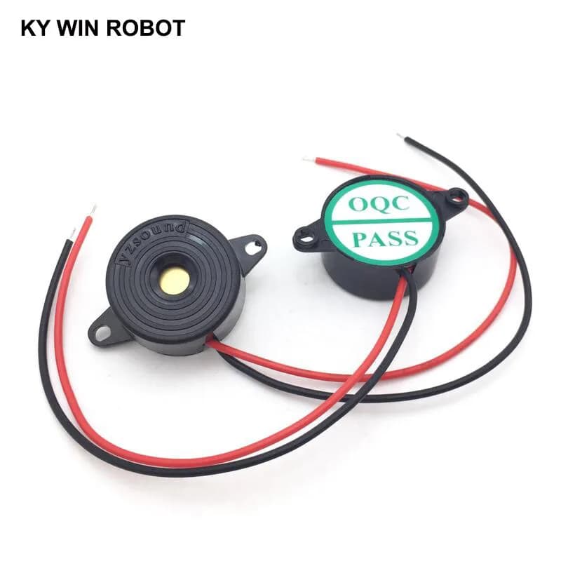 DC3-24V Piezoelettronico Cicalino attivo Allarme 20-B Alto Decibel Suono continuo Segnale acustico 2312 Per kit Arduino