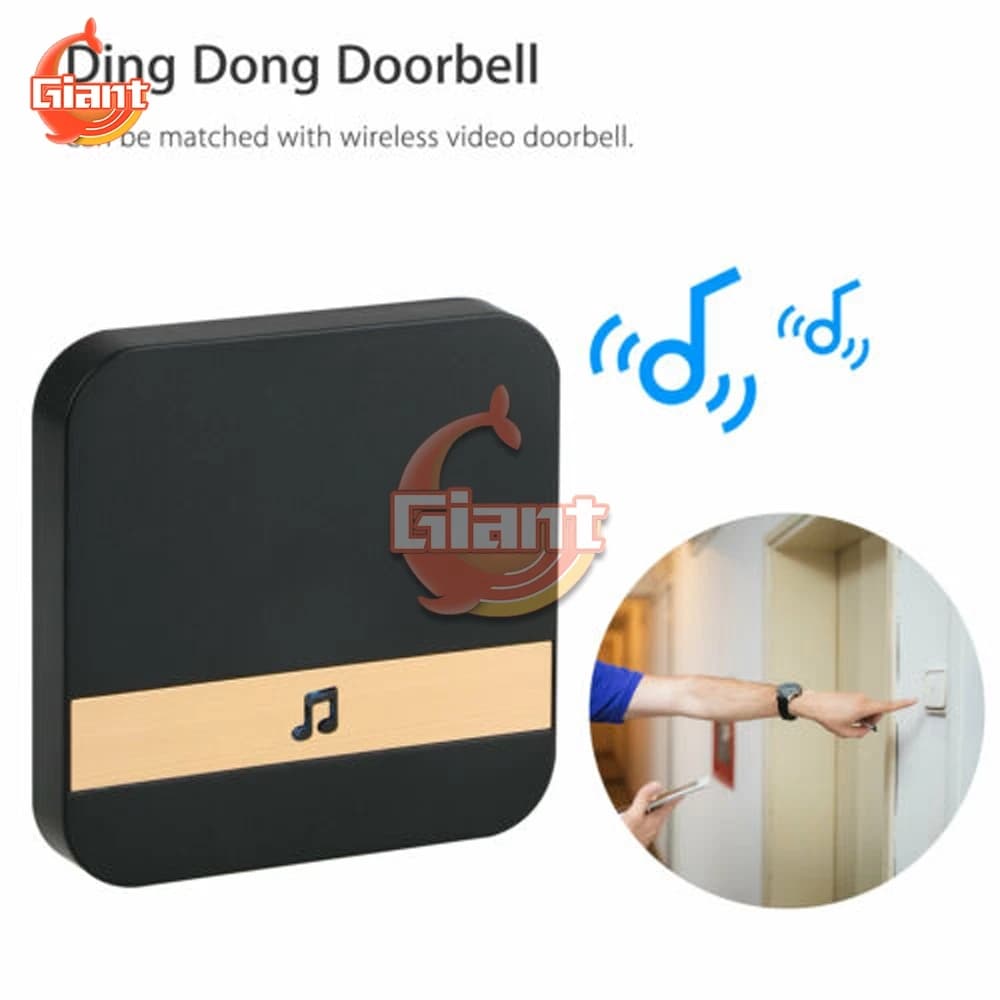 US EU AU Plug Wireless Ding Dong Receiver Bell Smart Dingdong Machine Door Ring Use with Wireless Video Bell