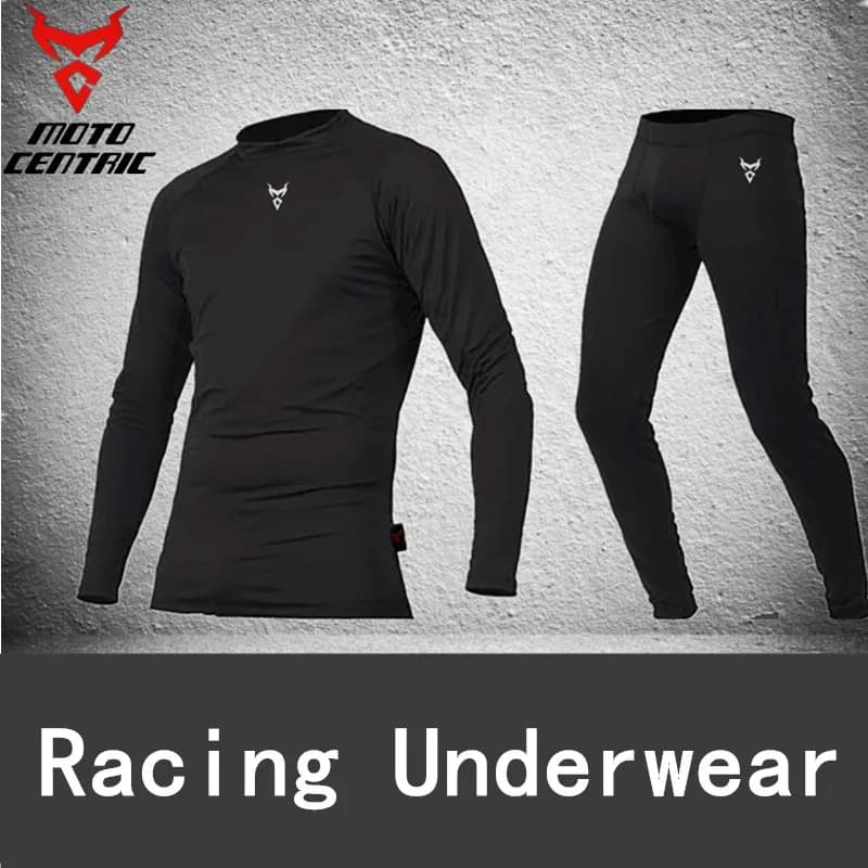 Set di biancheria intima termica per moto Mutande lunghe di marca invernale Quick Dry Anti-microbica Stretch Uomo Intimo termico Maschile Primavera calda