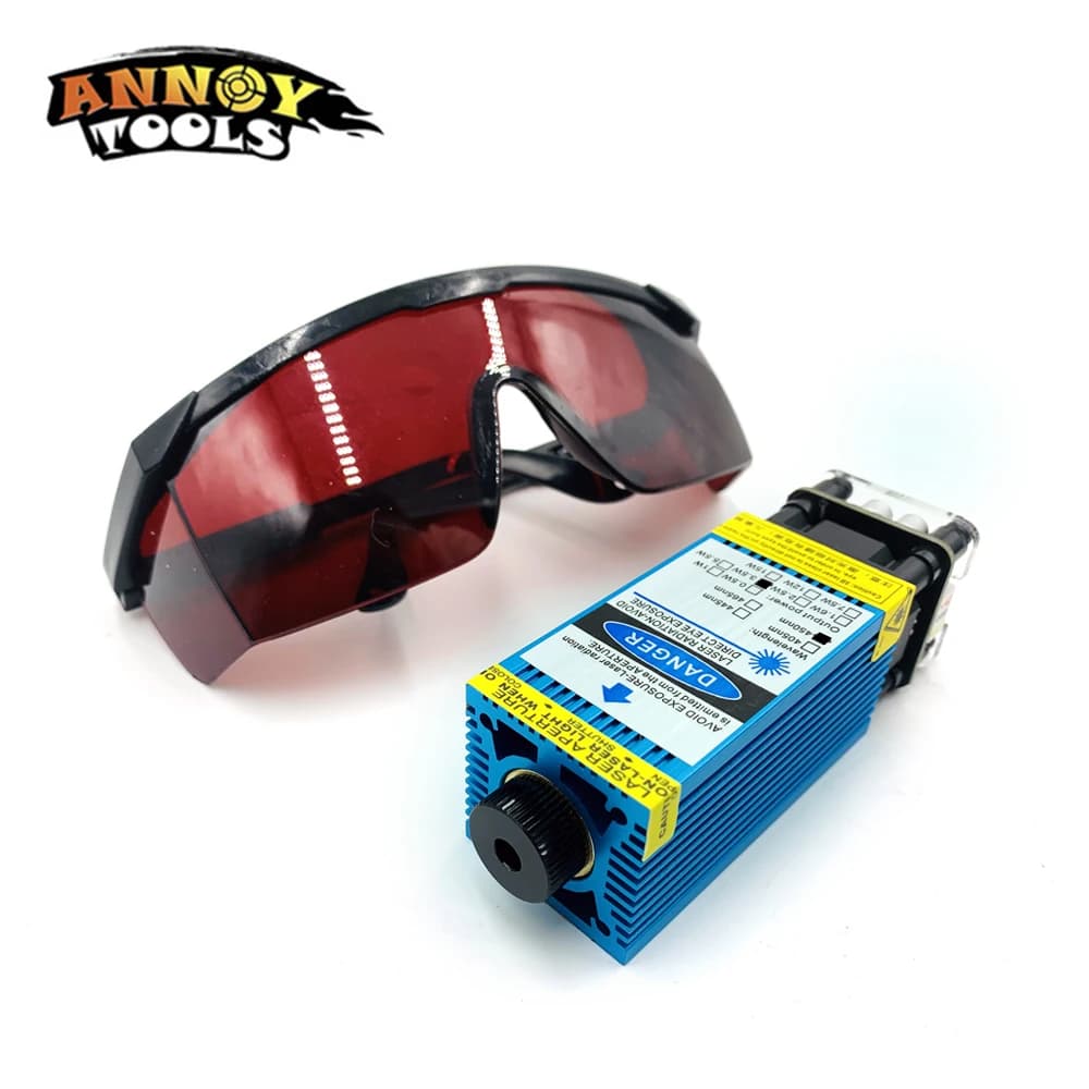 Incisore Laser CNC 5500MW testa Laser con PWM per incisione e taglio modulo laser 3.5w accessorio Router fai da te