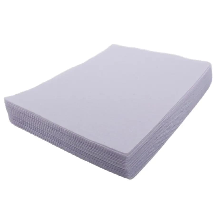 White 1mm Felt Fabric for Dolls Crafts - Handmade DIY Sewing Home Decoration Pattern Bundle Feltro Cloth