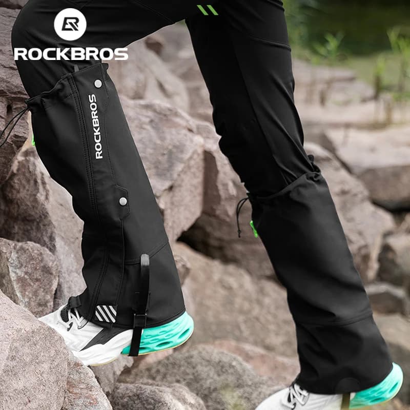 ROCKBROS Impermeabile Escursionismo all'aperto Camminata Arrampicata Caccia Ghette da neve Ghette da sci Coperture Protezione per le gambe