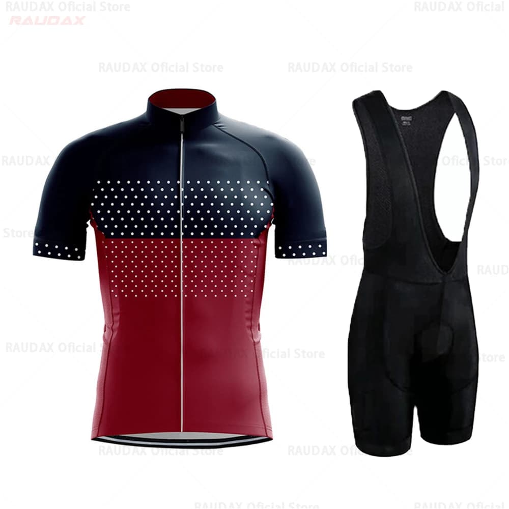 2026 Men's Short Sleeve Cycling Short Sleeves Summer Breathable Kit MTB Ropa Cycling Bike Clothing Cycling Shorts with Braces Set T-shirt Set