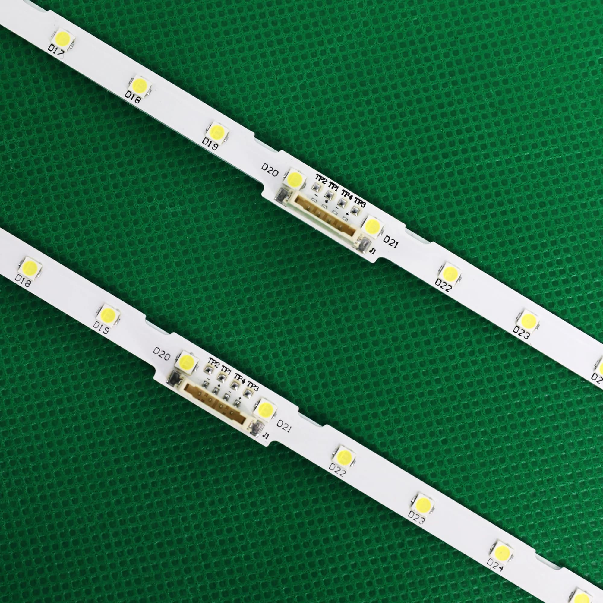 Striscia di retroilluminazione a LED 2 pz/lotto per Samsung 55NU7100 UN55RU7100 UE55NU7100 ueue55nu7023 UE55NU7500 UE55NU7092 UE55NU7090