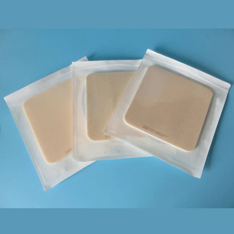10 pz. 10x10 cm Medicazione in schiuma non adesiva per ferite e ulcere da decubito, assorbente, per l'assorbimento del liquido e la cura degli anziani