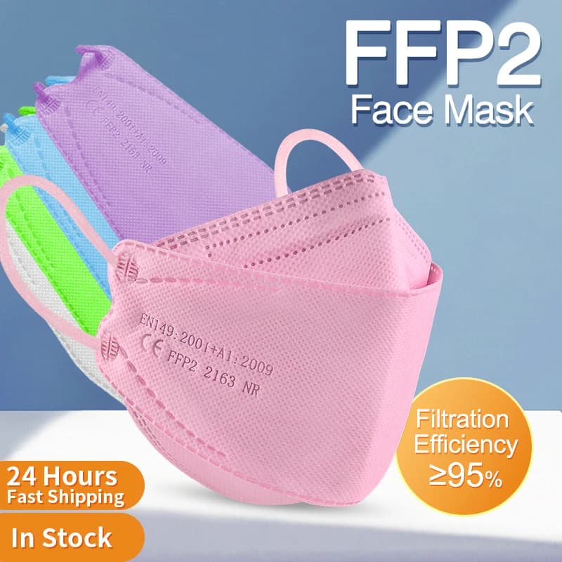 KF94 mascarilla Fish mask fpp2 omologada colores respiratori ffp2 maschera riutilizzabile per la bocca kn95 mascarilla