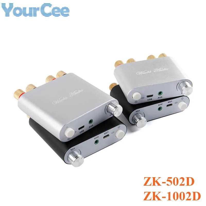Modulo Amplificatore Digitale AUX TPA3116 ZK-1002D ZK-502D 2*50W 2*100W Stereo Audio AMP Compatibile con Bluetooth