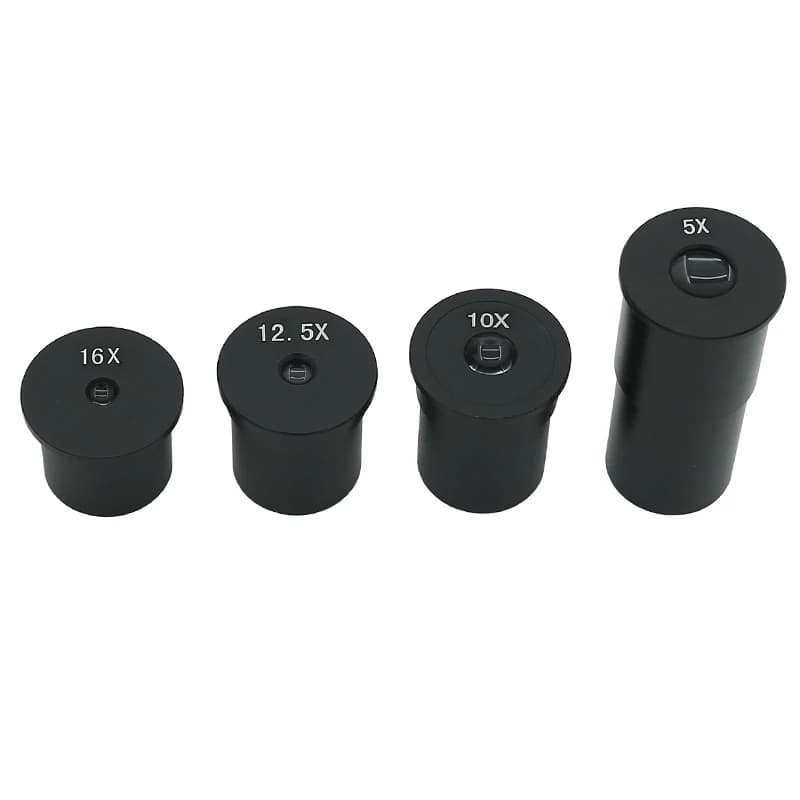 1PC 5X / 10X / 12,5X / 16X Oculare ottico per microscopio Huygens per microscopio biologico serie XSP con dimensioni di montaggio 23,2 mm