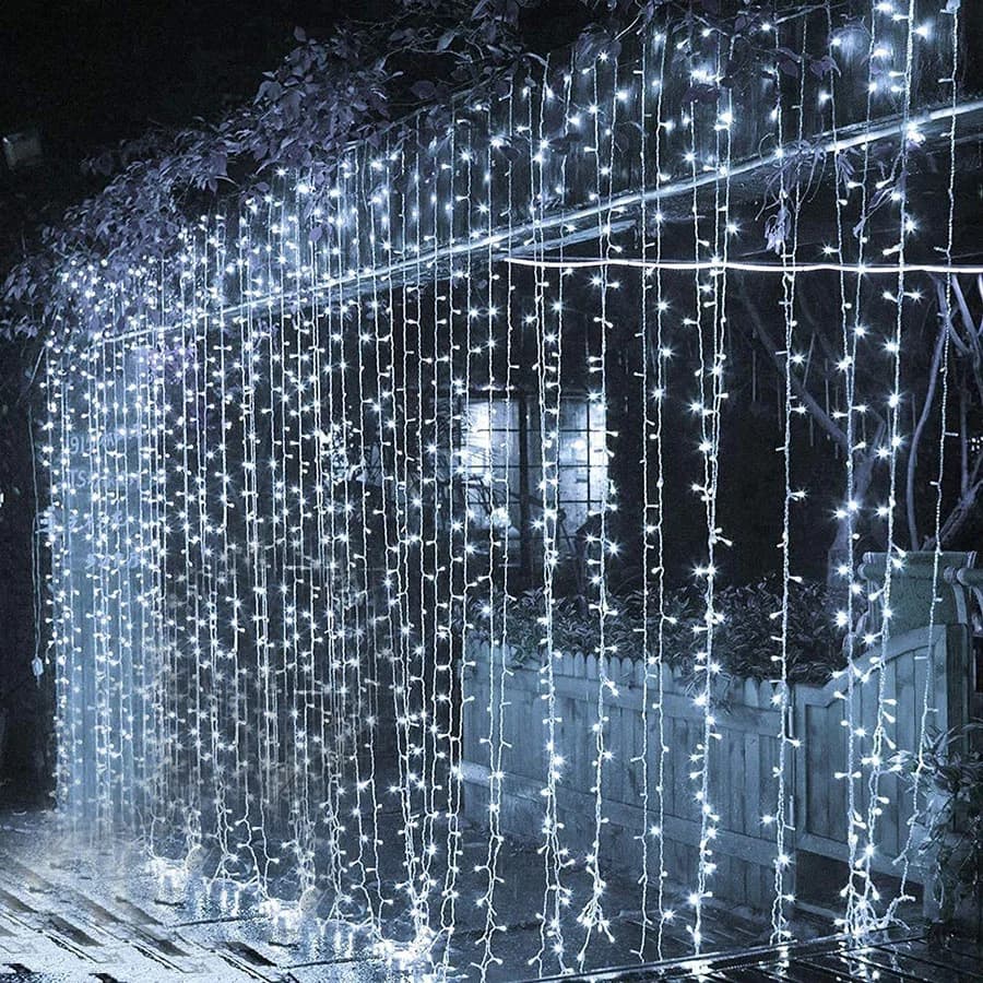 3x 3/3x 2/3x1M LED Wedding Fairy Lights ghirlande di natale tende per tende luci per feste all'aperto giardino compleanno decorazione di capodanno