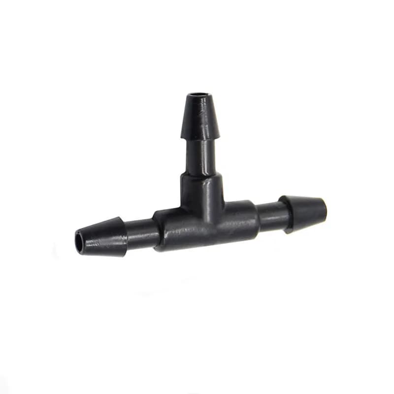 1/8 "T Connector for Water Splitter for Water 4/7 3/5 Garden irrigation pipe Tee Barb Drip irrigation fittings 30 pieces