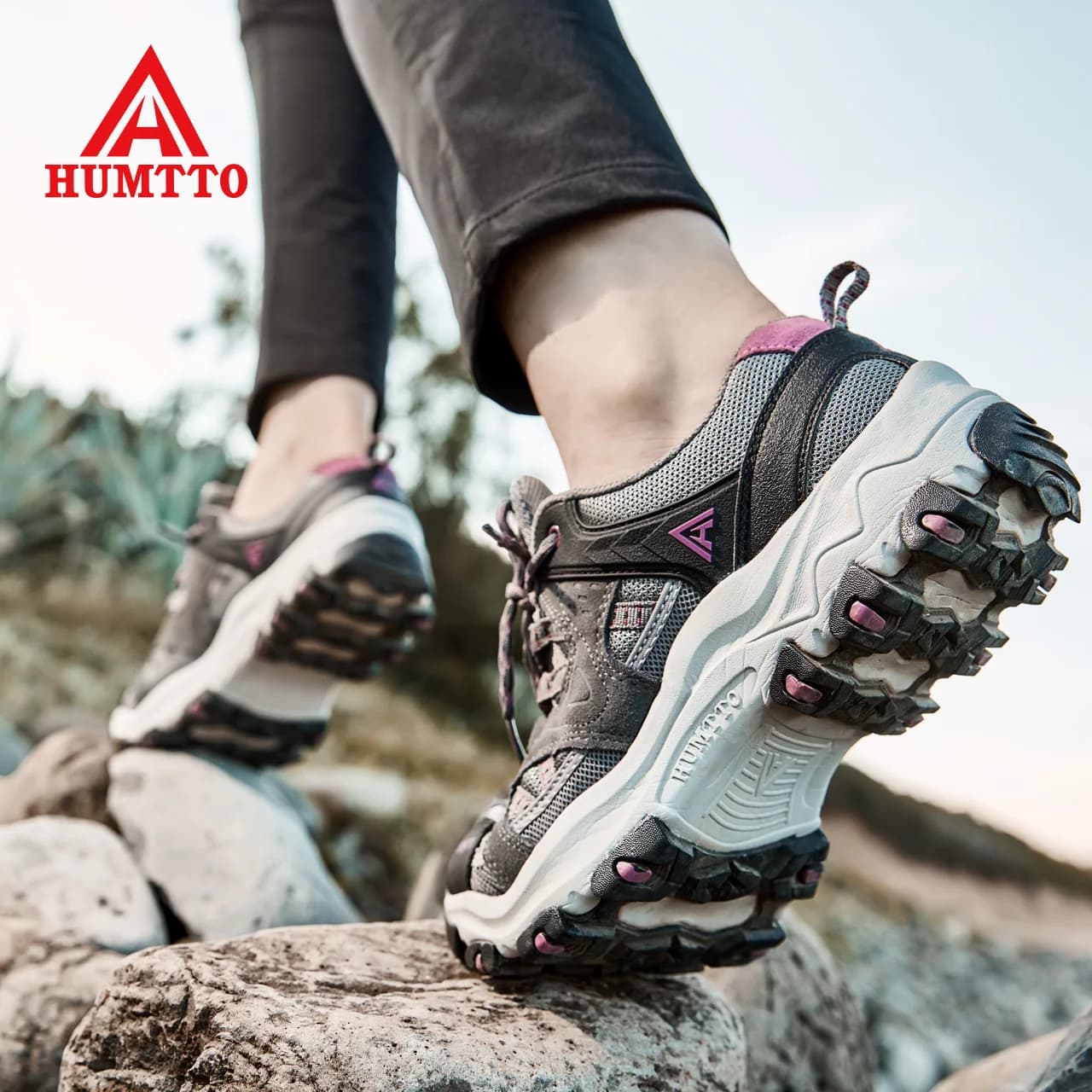 Scarpe da trekking HUMTTO da donna, scarpe da arrampicata sportive da esterno primaverili, scarpe da passeggio, scarpe da trekking calde da uomo, sneakers, stivaletti traspiranti