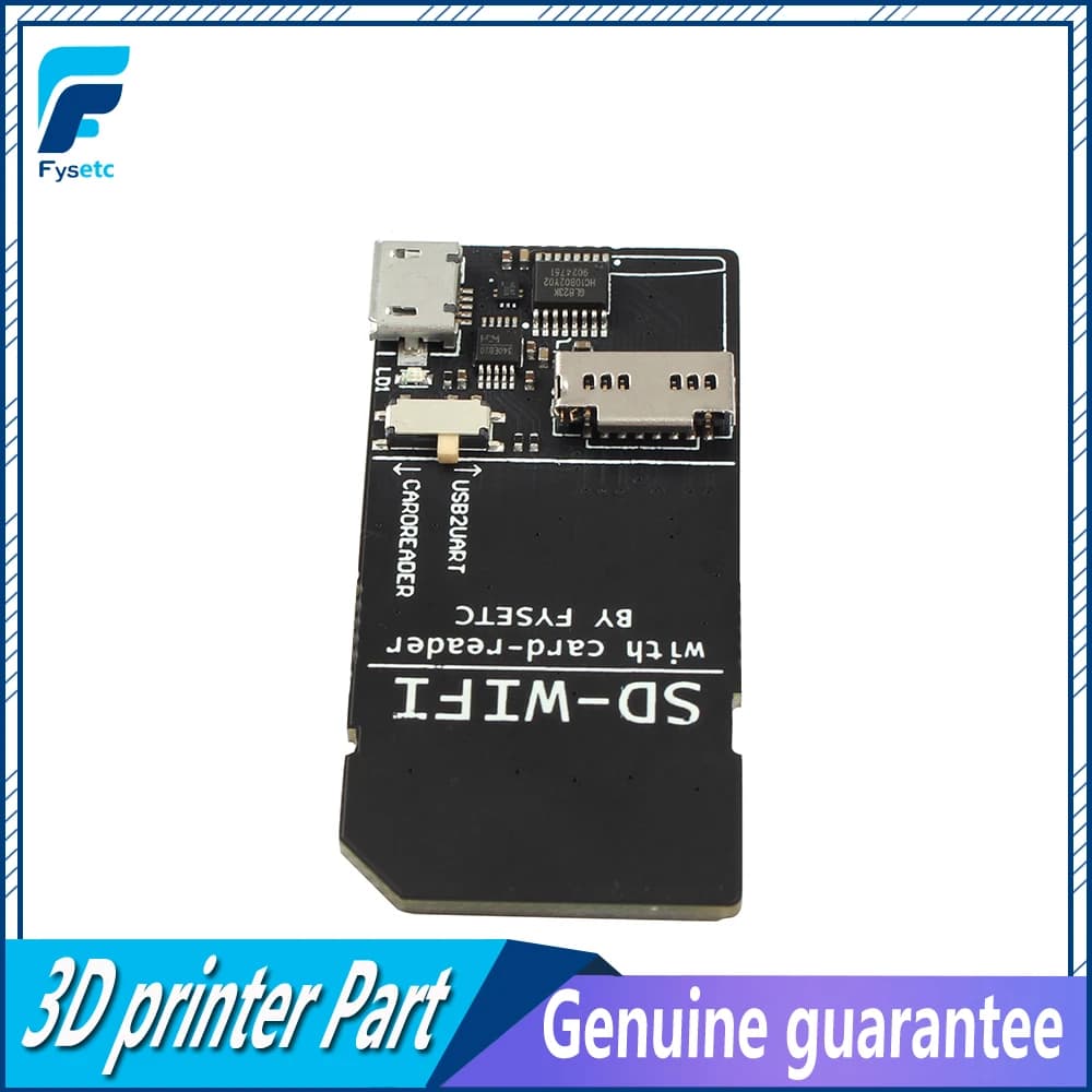 FYSETC SD-Wifi con modulo lettore di schede Run Esp Web Wireless Dev modulo di trasmissione da Usb a Chip seriale integrato per S6 F6 Turbo