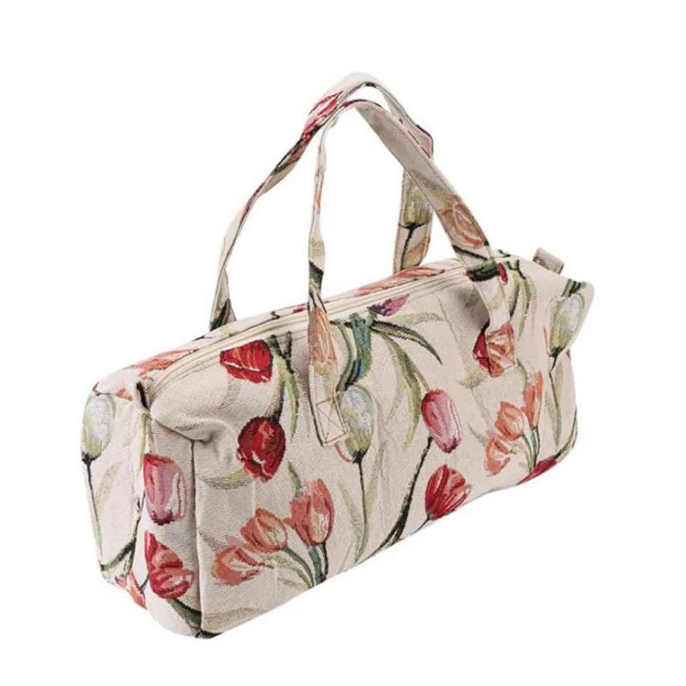 Borsa portaoggetti portatile per ferri da maglia per uso domestico, strumenti per maglieria, organizer per maglione, borsa a mano 45 * 18 * 15 cm