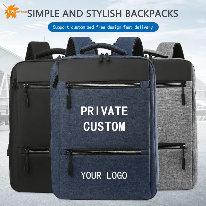 Zaino personalizzato all'ingrosso con il tuo Logo borsa da scuola per ragazzo e ragazza borsa per Laptop da viaggio d'affari stampa personalizzata nome foto fai da te