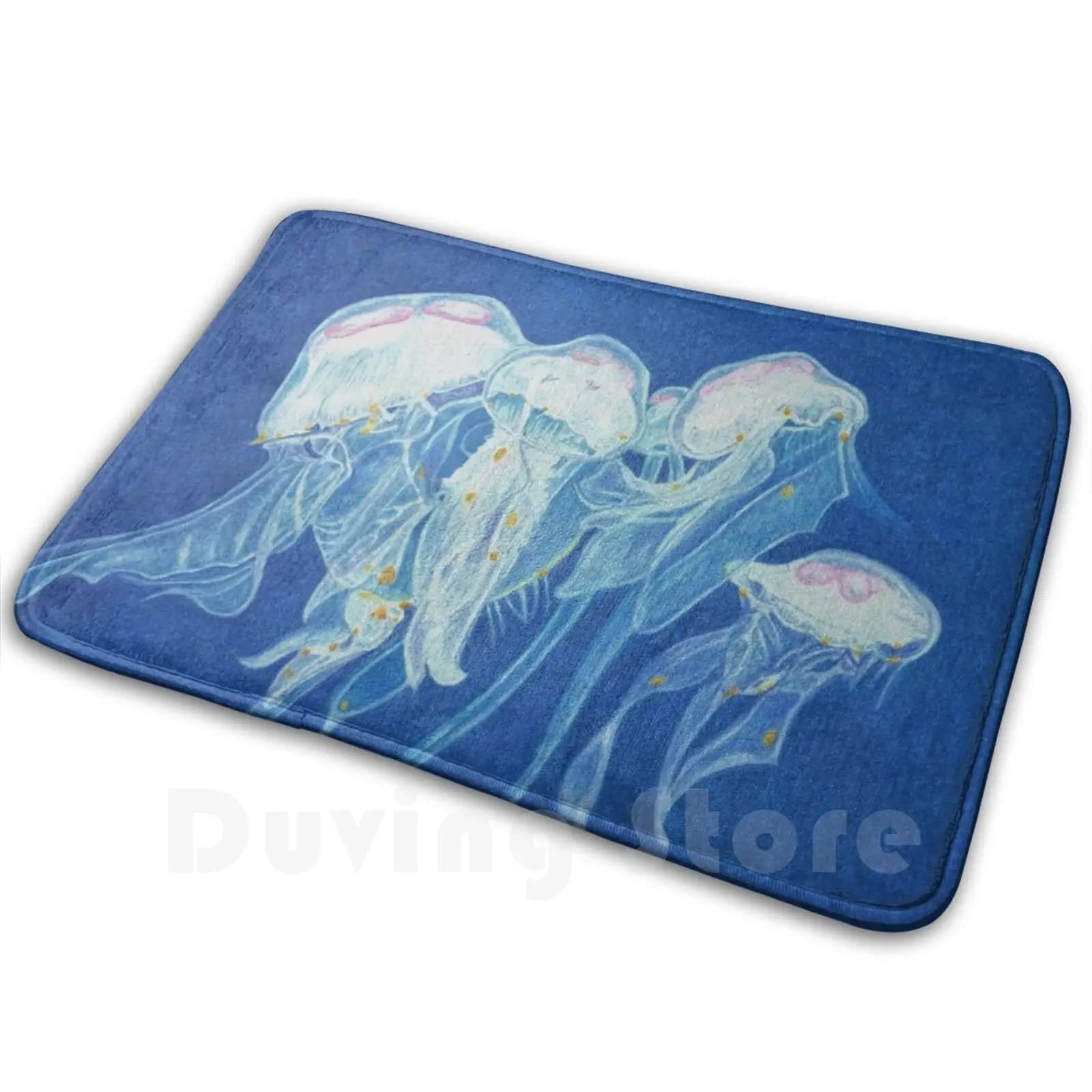 Anglesey Medusa Tappetino Tappeto Tappeto Tappetini antiscivolo Camera da letto Anglesey Britannico Gran Bretagna Vida selvatica Meduse Marine Coastal Wales