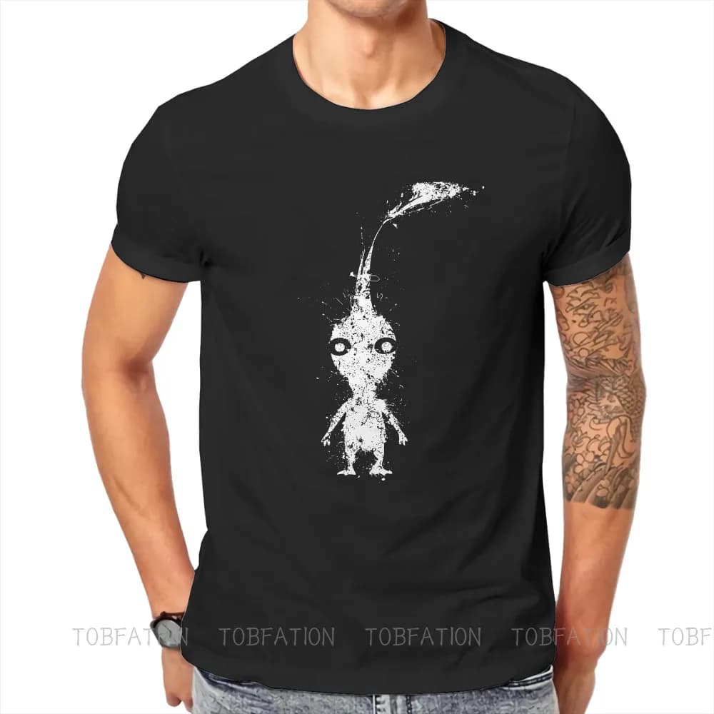 White Pikmin Puzzle Game T Shirt Classic Teenager Gothic O-Neck TShirt Big sales Harajuku Men's Streetwear