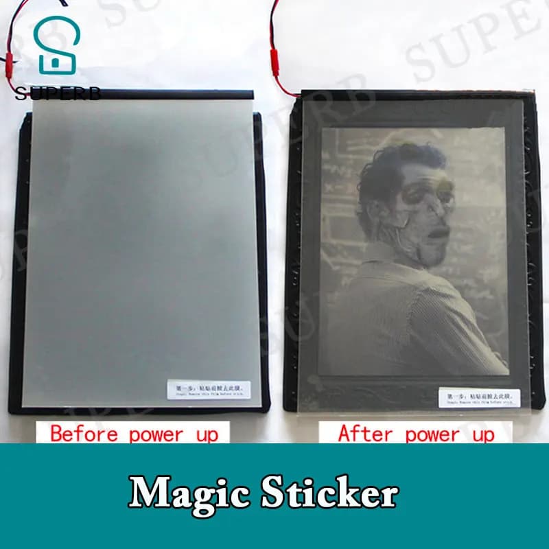 Superba stanza di fuga oggetti di scena adesivo magico accendi lo stick per renderlo trasparente mostra gli indicatori nascosti dietro l'adesivo magico