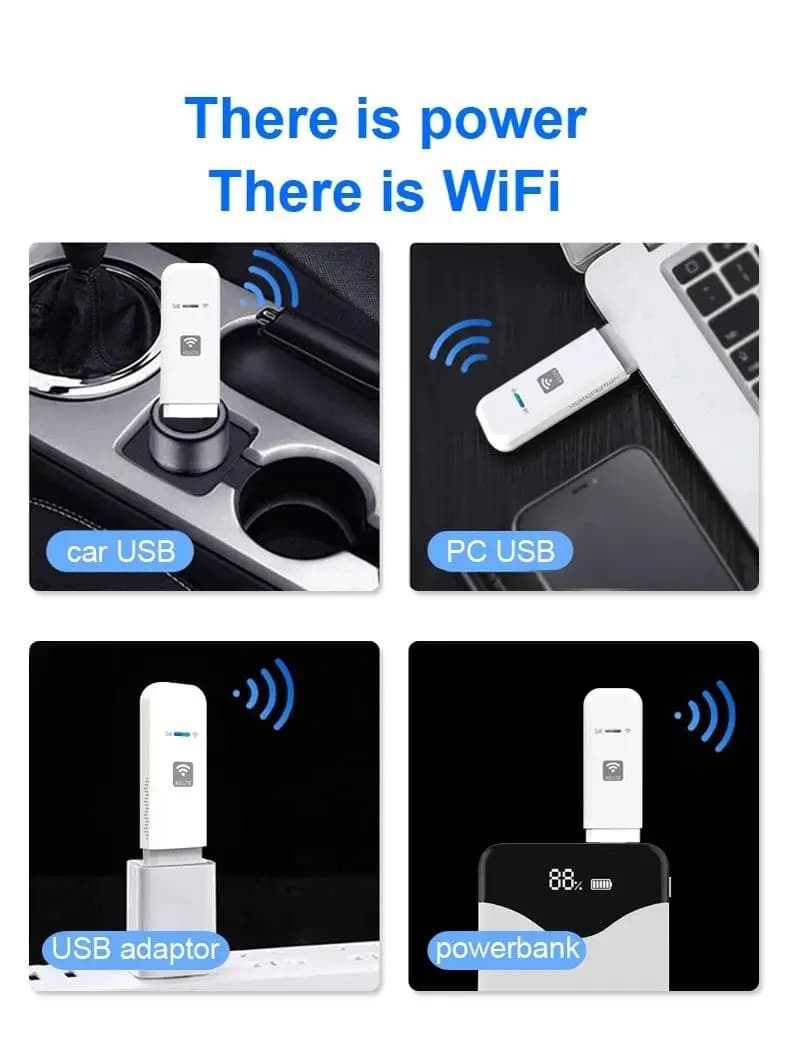 Router WiFi 4G nano SIM Card Wifi portatile LTE USB 4G modem antenna hotspot tascabile dongle WIFI