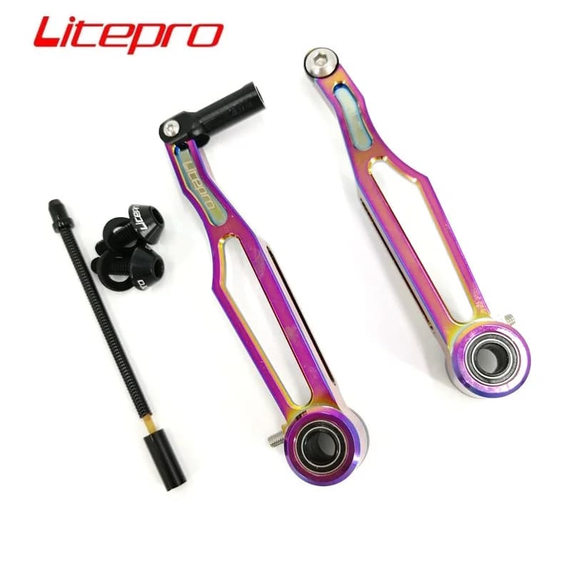 Litepro Pieghevole Freno Della Bici V Braccio 82 millimetri 108 millimetri Bya412 Pieghevole Della Bicicletta Pinza Freno di Scarpe Set